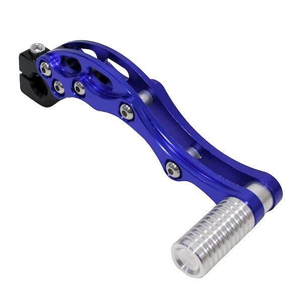 汎用 アルミ CNC ビレット カスタム キックペダル ブルー ジョグ JOG