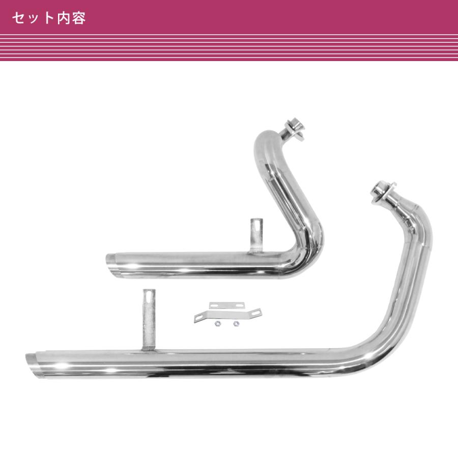 ヤマハ ビラーゴ250 XV125 XV250 フルエキゾーストマフラー ステンレス