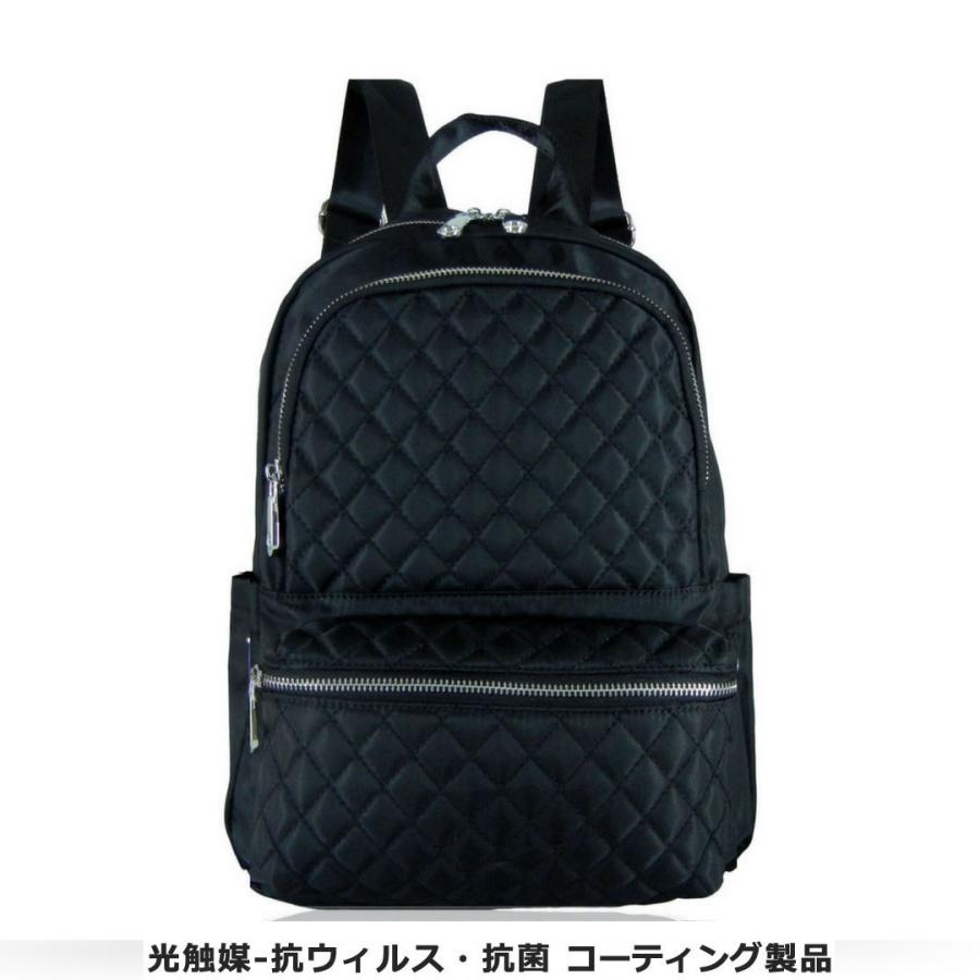 リュック レディース リュックサック バッグ 通勤 軽い 軽量 ナイロン 抗ウイルス抗菌 黒 おしゃれ キルティング マザーズバッグ カバン 40代 30代 50代 Qtg Qtg Plum 通販 Yahoo ショッピング