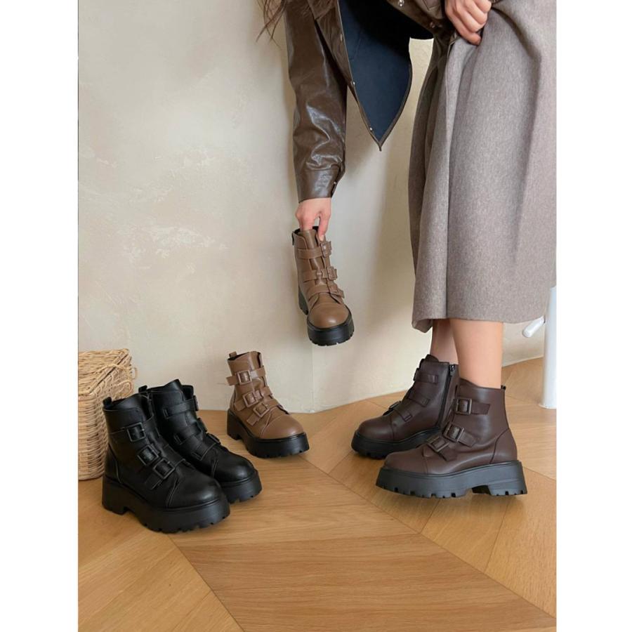 エンジニアブーツ レディース ワークブーツ ショートブーツ 本革 革 40