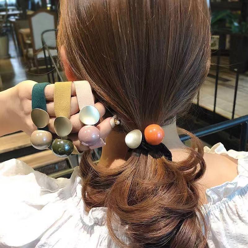 ヘアゴム ヘアアクセサリー 大玉 髪まとめ ゴム広目 おしゃれ シンプル 可愛い ポイント消化 D37 A Plumas 通販 Yahoo ショッピング