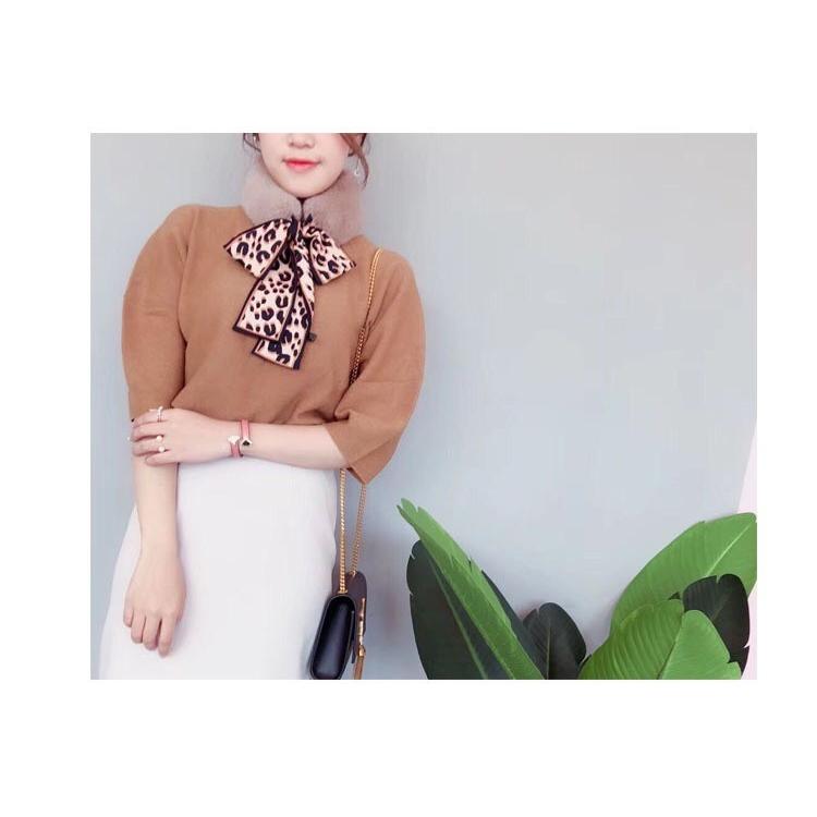 現金特価 ファー ネックウォーマー マフラー レディース 秋 冬 厚手 防寒 可愛い おしゃれ 暖かい リボン スヌード ヒョウ柄 ポイント消化 送料無料
