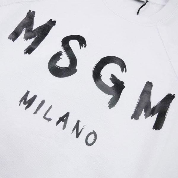 MSGM ACTIVEWEAR ホワイト トレーナー サイズS 入園 入学 就職 母の日
