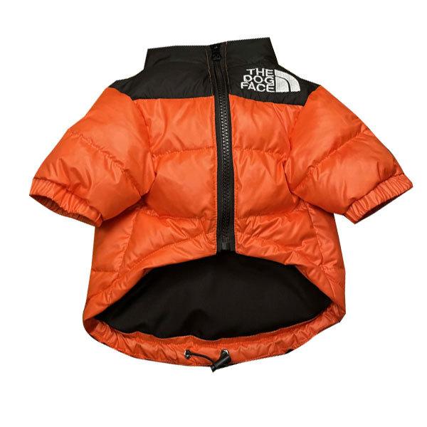 THE DOG FACE 犬 服 カラーダウン ダウンジャケット 防寒着 : plumber