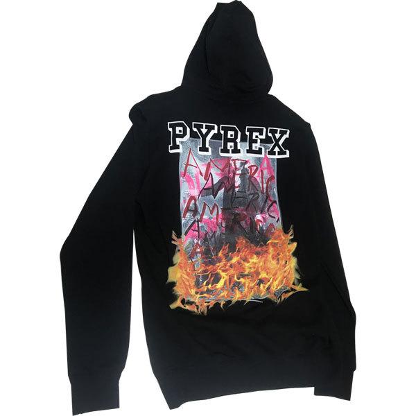 PYREXパーカー PYREX パイレックス パーカー ブラック サイズM 入園 入学 就職