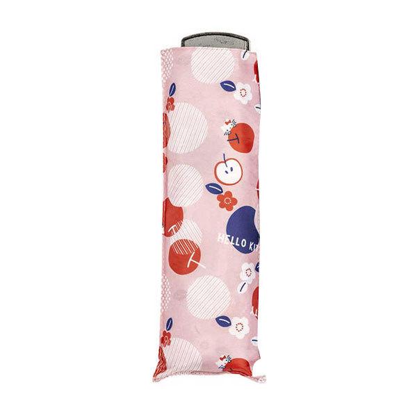ハローキティ ポケフラ 和りんご 折りたたみ傘 軽量 雨傘 55cm折