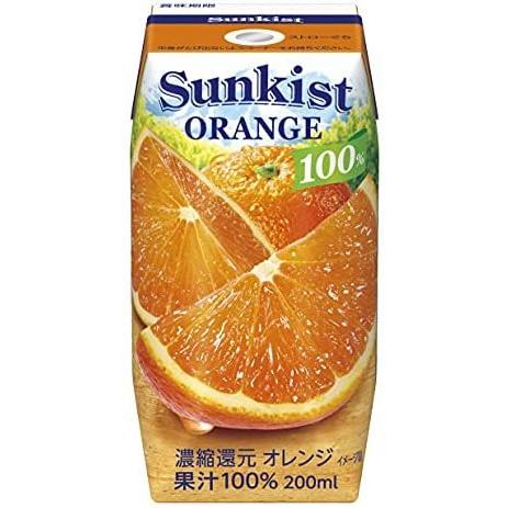 サンキスト 100 オレンジ 0ml オレンジジュース 紙パック 飲料 ドリンク 飲み物 常温保存 24本 Plume Vde04j5ac プルメリアストア 通販 Yahoo ショッピング