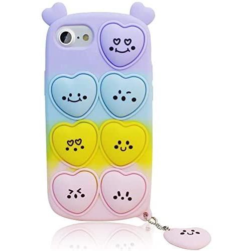 Yuyib Iphone Se2 第2世代 Iphone8 Iphone7 兼用 ケース シリコン かわいい ディズニー キャラクター ハート Plume Vde21u4fj プルメリアストア 通販 Yahoo ショッピング
