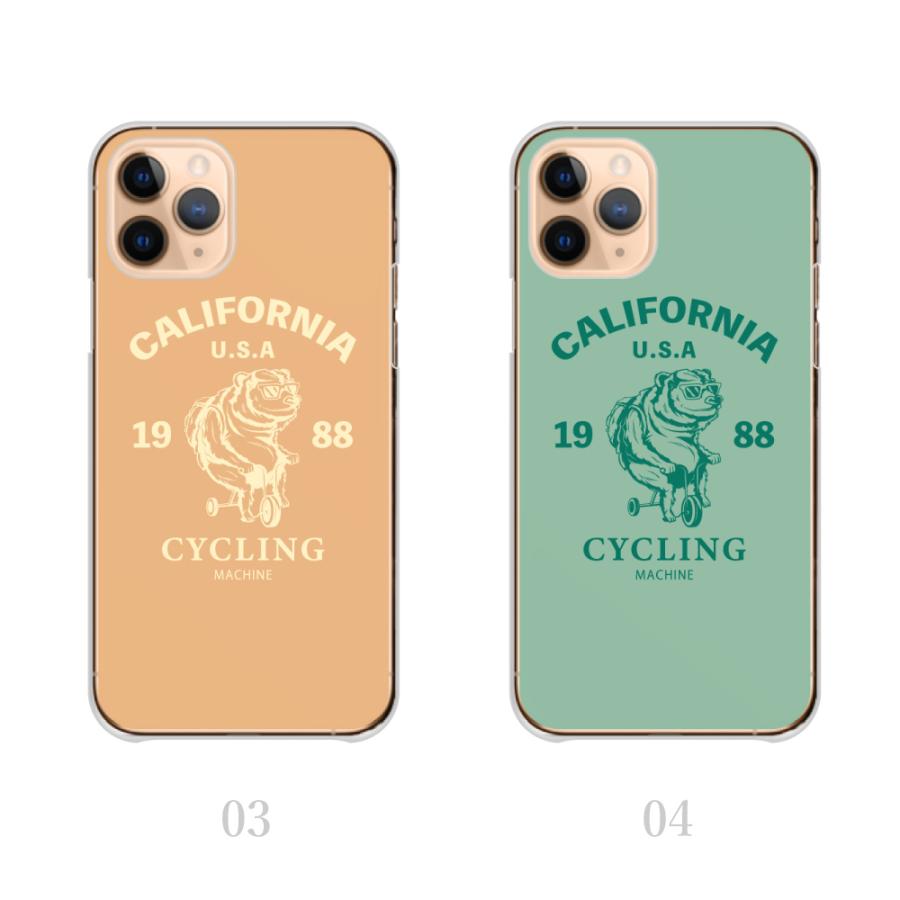 スマホケース IPhone 7 iPhone7 ケース ハードケース カリフォルニア 熊 自転車 カジュアル 韓国 スマホカバー 送料無料｜plumeria1988s63｜03