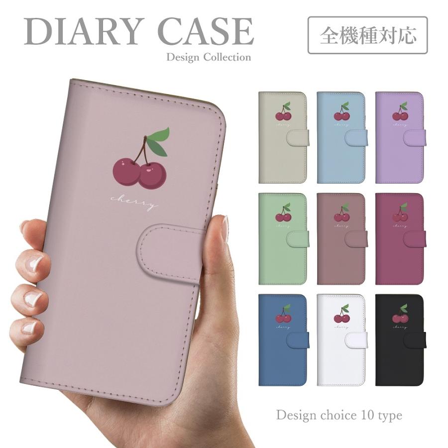 iPhone 13 スマホケース iPhone-13 手帳型ケース 韓国 チェリー