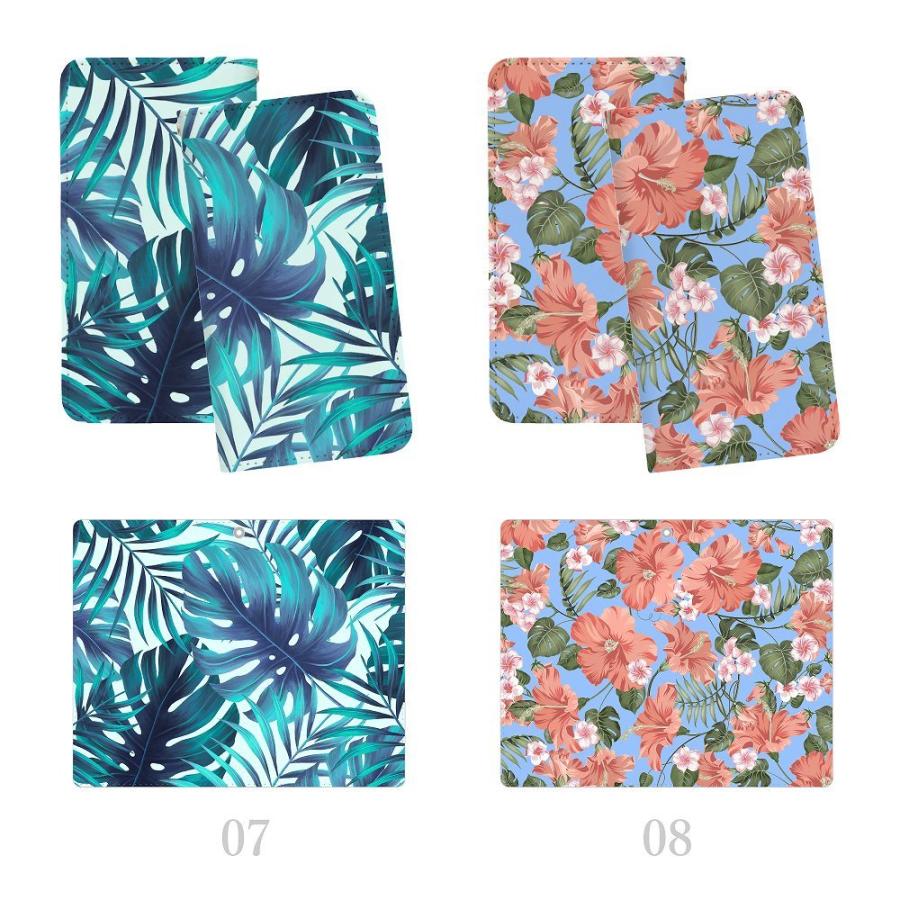 スマホケース iPhoneX/XS  手帳型 韓国 可愛い おしゃれ 西海岸 ハイビスカスモンステラ カリフォルニア | iPhone XS | 04