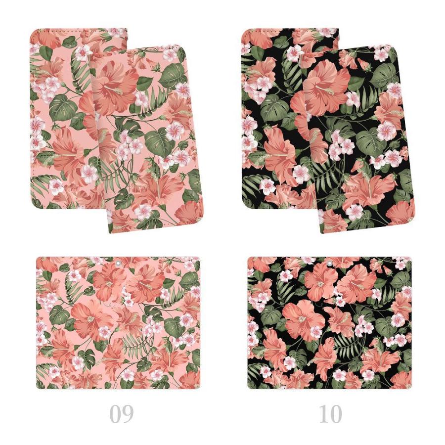 スマホケース iPhoneX/XS  手帳型 韓国 可愛い おしゃれ 西海岸 ハイビスカスモンステラ カリフォルニア | iPhone XS | 05