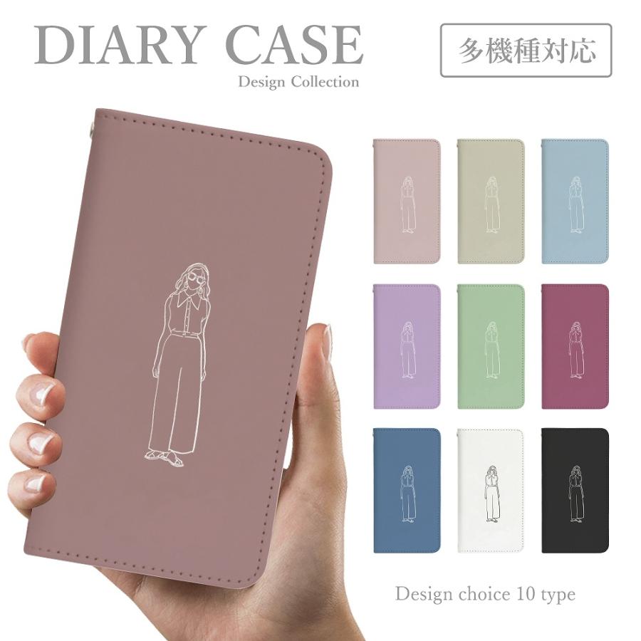 スマホケース Google Pixel4a 手帳型 韓国 可愛い 女の子 イラスト 線画 落書き くすみカラー Et Goo Pixl4a Plme Bkml B63 全機種対応スマホケースのplumeria19 通販 Yahoo ショッピング
