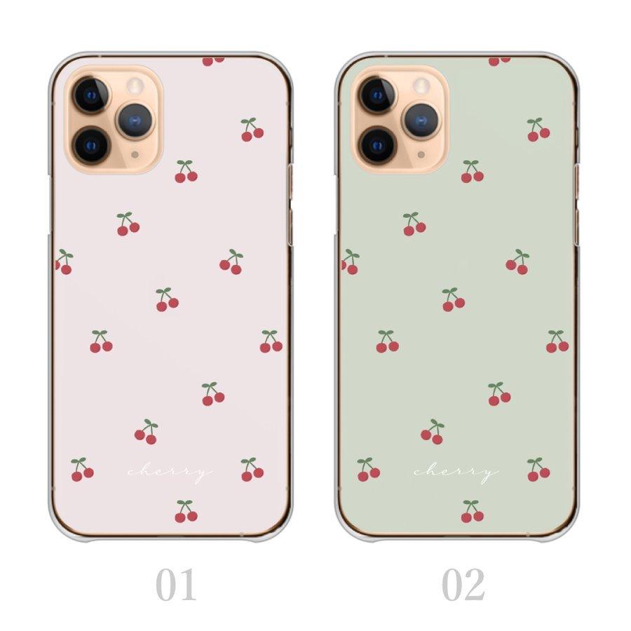かんたんスマホ スマホケース 705KC ケース 韓国 チェリー さくらんぼ