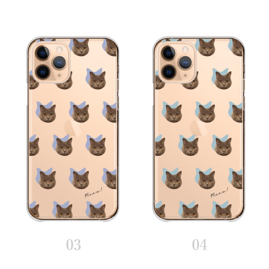 スマホケース iPhone ケース iPhone15 iPhone14 iPhone13 iPhone12 ショルダー スマホ ケース 猫 ネコ ねこ 子猫 シルエット ネコ柄 くすみカラー｜plumeria1988s63｜03