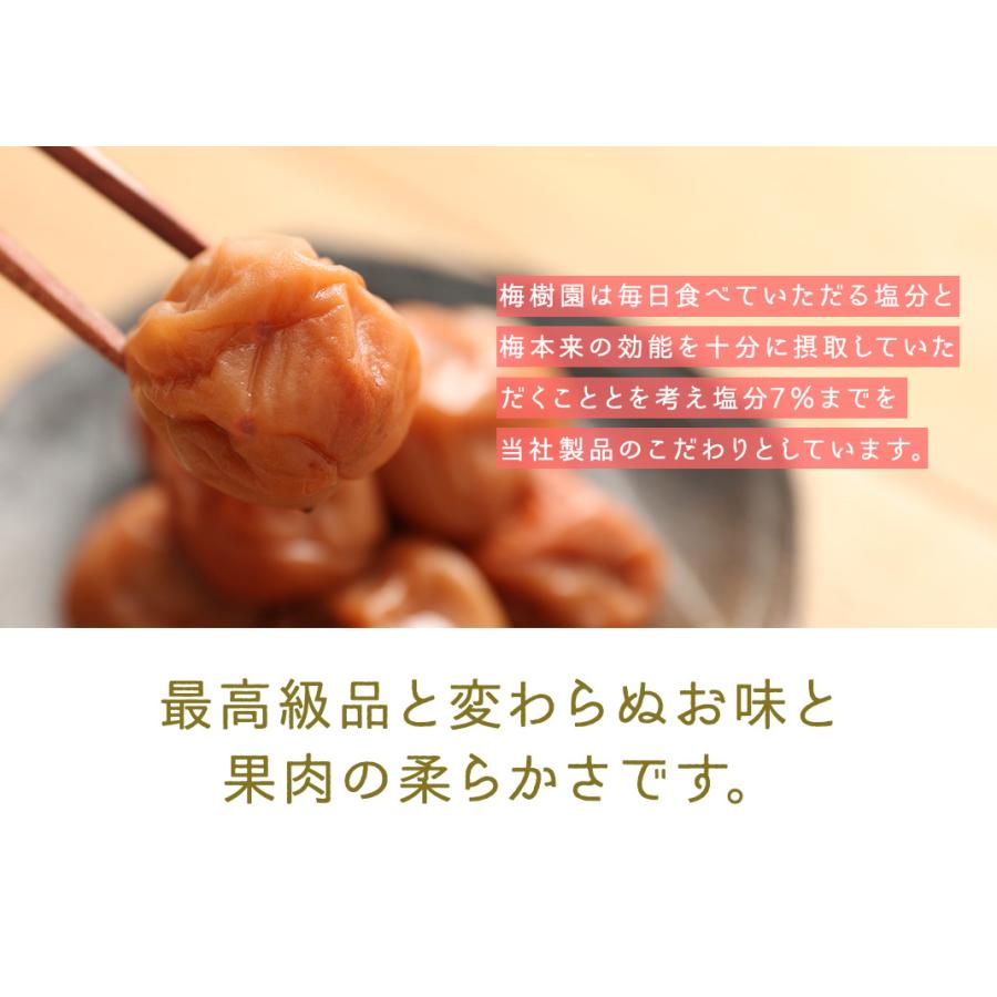 梅干し 紀州南高梅 まろやか塩分7% 300g 梅干 訳あり つぶれ梅 送料