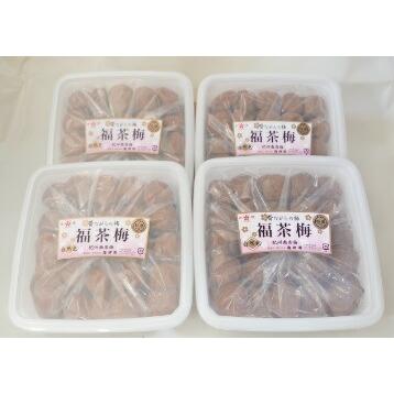 【白干し梅】 無添加のほんまもん♪ 果肉たっぷり昔ながらのしょっぱい 梅干し 福茶梅 3.2kg (800g×4個入)紀州南高梅 ほしうめ |  | 01