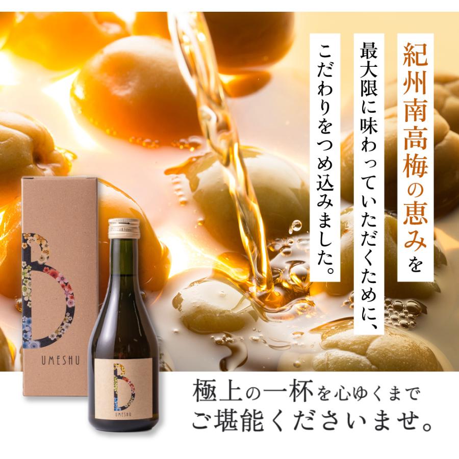 梅酒 梅樹園オリジナル梅酒「B」 300ml 13度 紀州南高梅 送料無料(北海道・沖縄送料700円) リキュール 箱入り 手土産 プレゼント お取り寄せ 自宅用 |  | 01
