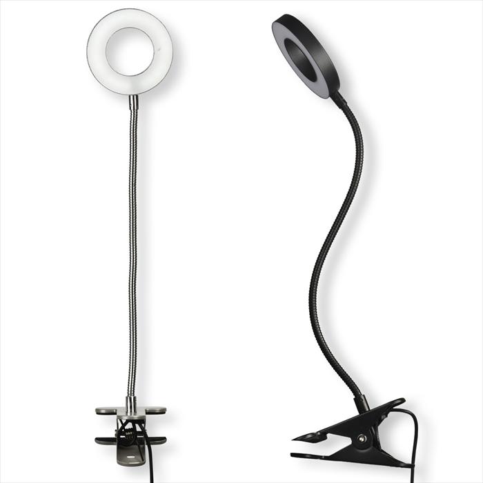 LED クリップライト スタンド デスクライト 電気スタンド 昼光色 電球