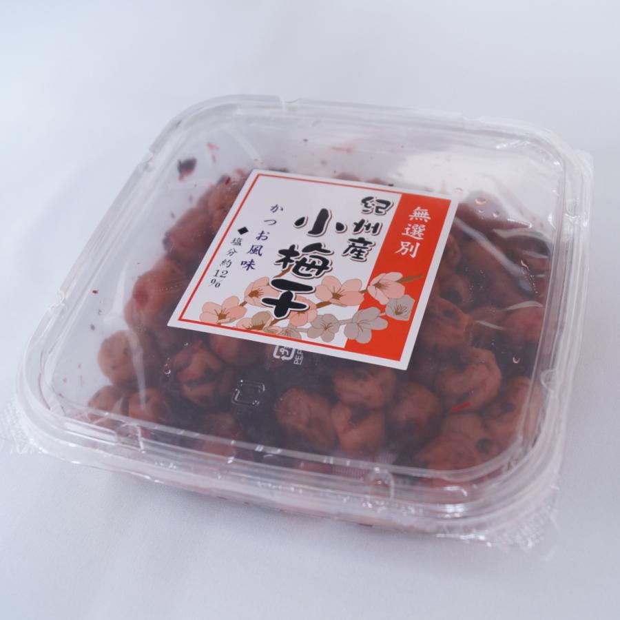 選べる！紀州産 小梅干し【無選別】（かつお370g/はちみつ370g） 訳あり　漬物　お試し お弁当　小粒 |  | 01