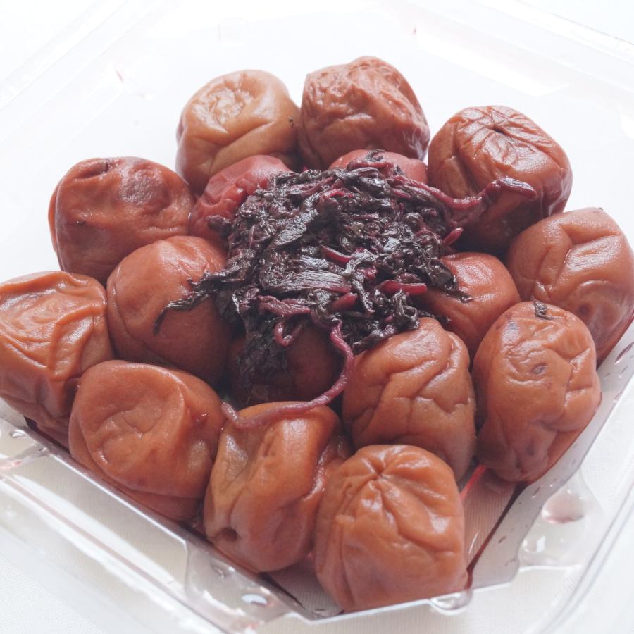 【アウトレット品・数量限定】昔なつかししそ漬梅干200ｇ 塩分約20％ 酸っぱい梅干 お弁当 紫蘇入り 紀州南高梅 小粒 |  | 02