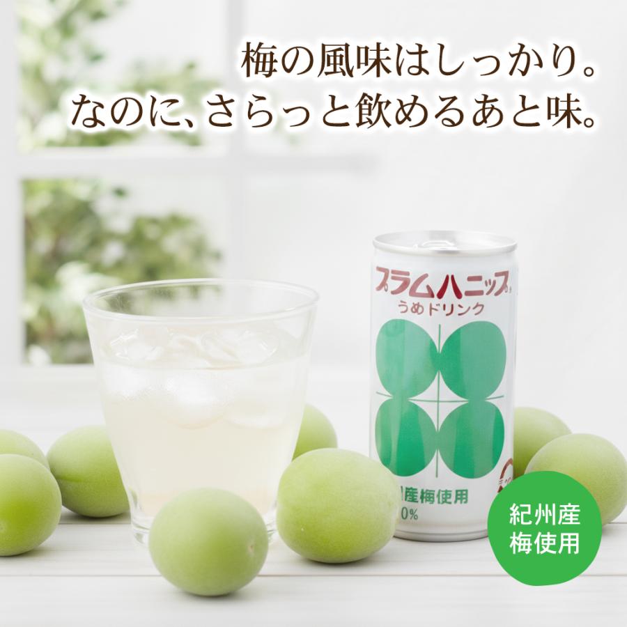 プラム食品 梅ジュース プラムハニップ 190g 30本セット 公式ショップ