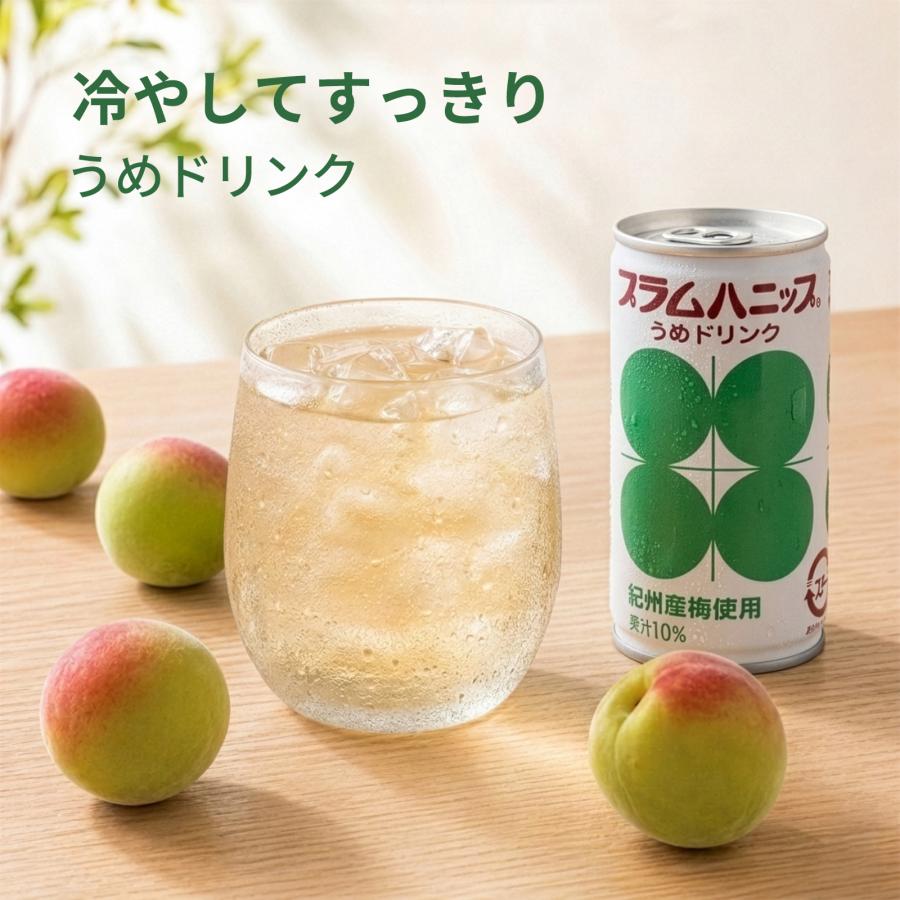 プラム食品 梅ジュース プラムハニップ 190g 30本セット 公式ショップ