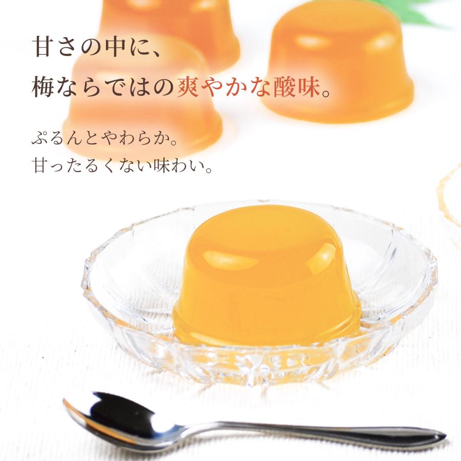 プラム食品 梅ゼリー 完熟梅 85g×7個 紀州産完熟南高梅使用 種なし 個
