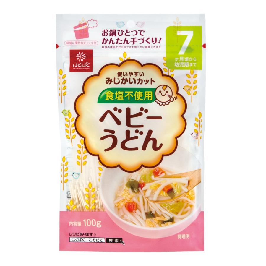 ベビーうどん 7ヶ月頃から 食塩不使用 離乳食 みじかくカット はくばくのベビーシリーズ 100g 10袋セット Hakubaku 390 10 プラムテラスネット 通販 Yahoo ショッピング