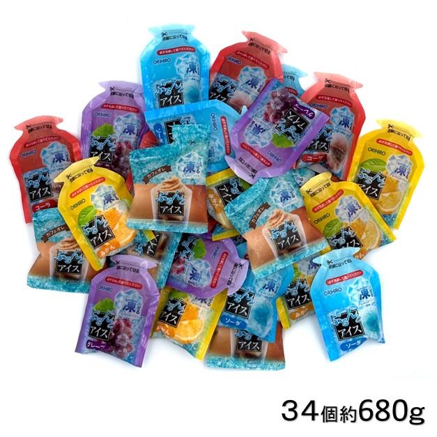 ORIHIRO（オリヒロ） アイス 3袋セット5種34個 なめらか食感 1000