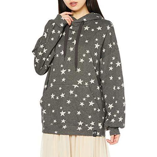オンラインオーダー ダブルスタンダードクロージング スター柄パーカー 08 250 3 レディース ベージュ チャコール 日本 36 日本 買い Www Superavila Com