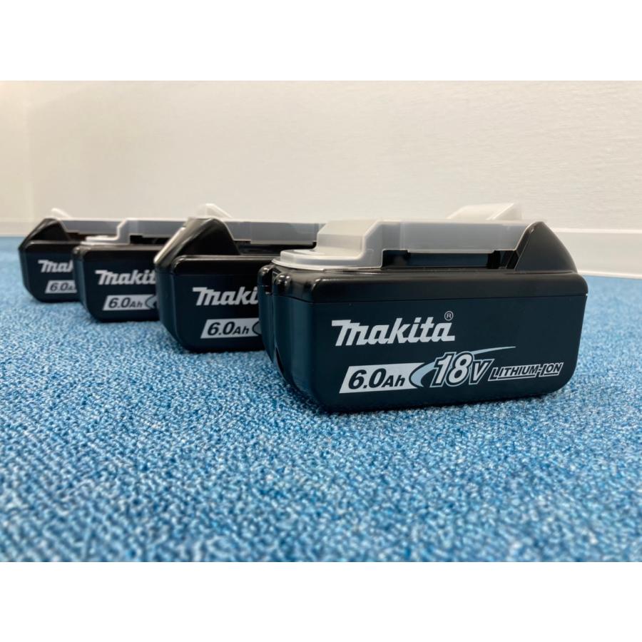 4個セット【業者様応援】未使用品 純正品 makita 18V-6.0Ah リチウムイオンバッテリー [残容量表示/自己故障診断] ［雪マーク］BL1860B バラシ売り｜plumworks1001｜04