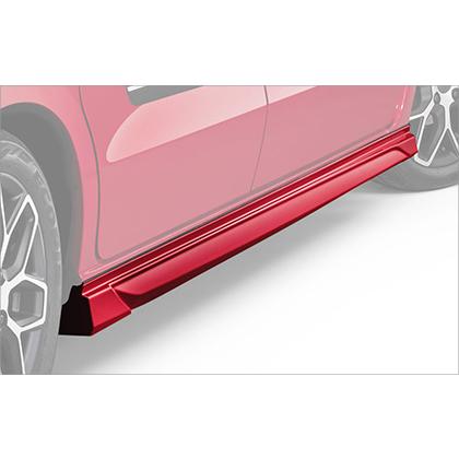 N-BOXカスタム　新車取外し　サイドスポイラー左右 ホンダN-BOXカスタム(JF3) 左サイドステップ取り外し サイドシルに