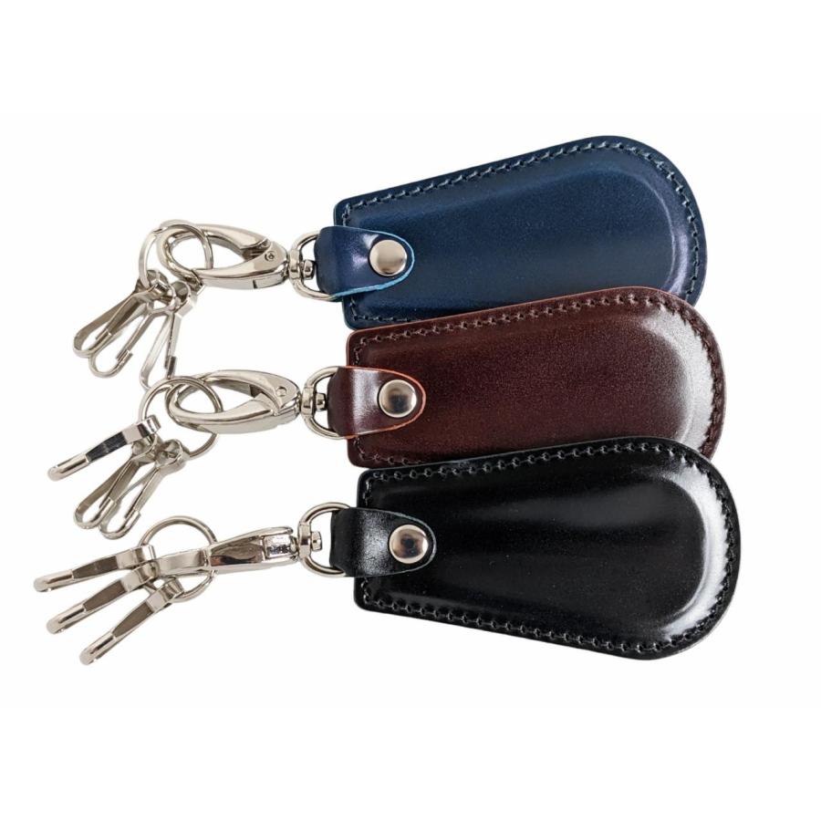 メンズ コードバン CORDOVAN 靴べら キーホルダー シューホーン  日本製　新喜皮革　JAPAN　おしゃれ 還暦お祝い プレゼント 誕生日 |  | 01