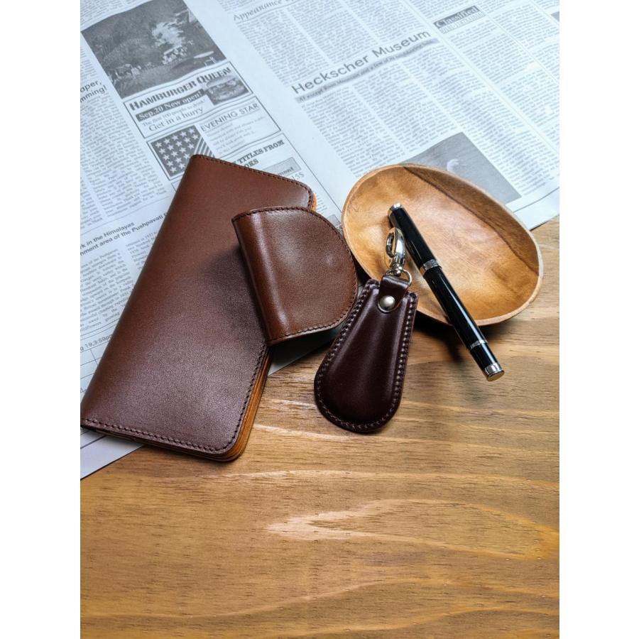 メンズ コードバン CORDOVAN 靴べら キーホルダー シューホーン  日本製　新喜皮革　JAPAN　おしゃれ 還暦お祝い プレゼント 誕生日 |  | 04