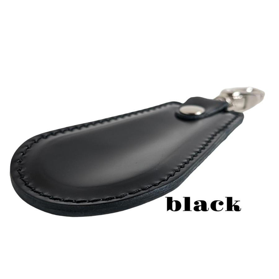 メンズ コードバン CORDOVAN 靴べら キーホルダー シューホーン  日本製　新喜皮革　JAPAN　おしゃれ 還暦お祝い プレゼント 誕生日 |  | 05