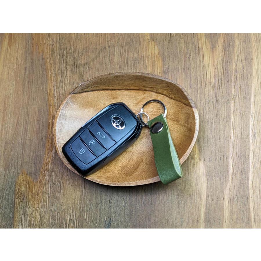 選べる10色　TOYOTA　栃木レザー　キーホルダー　本革　トヨタ　ルーミー |  | 02