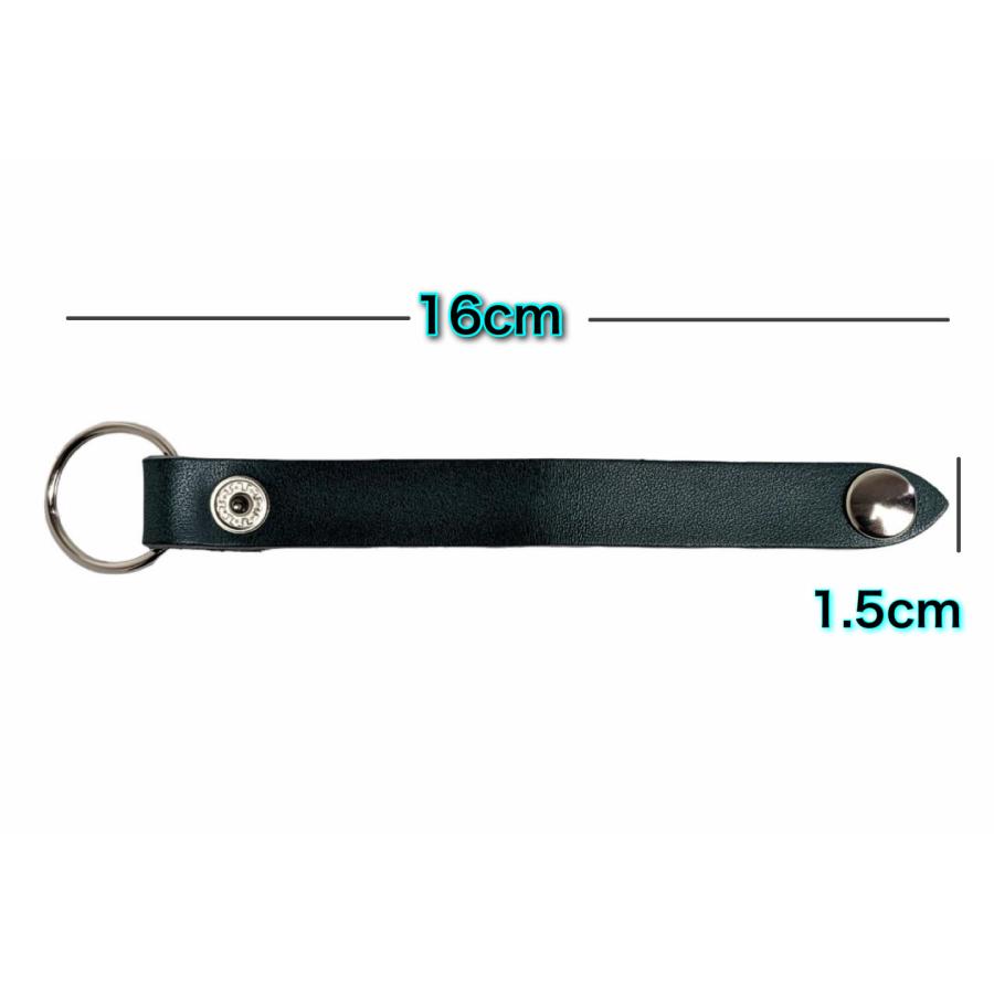 選べる 10色 栃木レザー製キーリング メンズ レディース ベルトループキーホルダー 日本製 本革 焼き印 刻印 オーダーメイド |  | 13