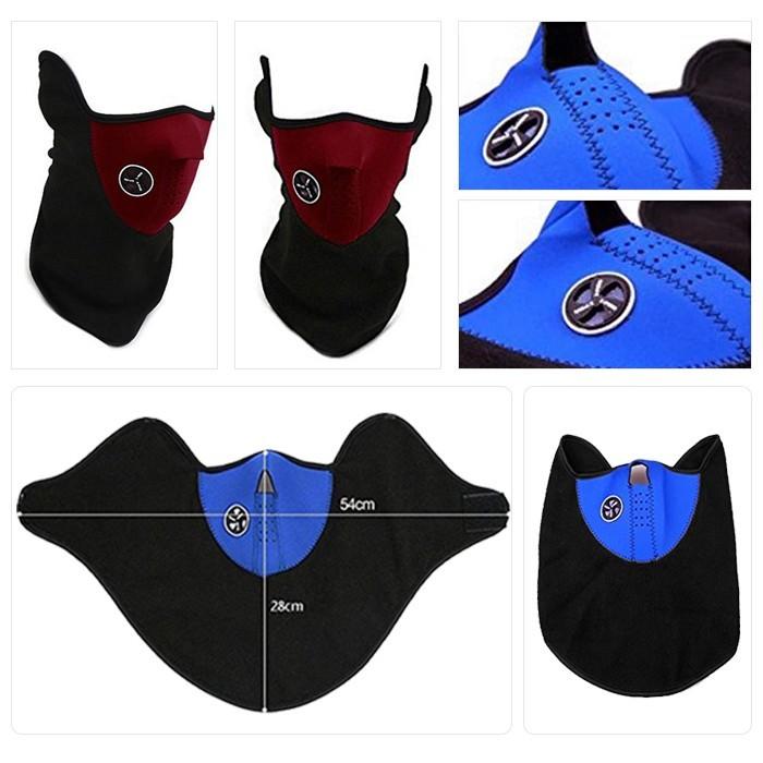防寒対策 フェイスマスク ネックウォーマー /スキー スノボー ウィンタースポーツや、バイクでのツーリング |  | 03