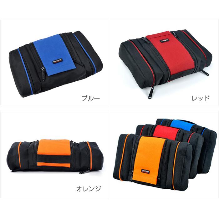 旅行トラベル洗面具ポーチ　ハンガーフック付　旅行出張用３つのパーツに分離 旅行用品 小物 ポーチ |  | 04