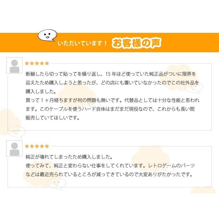 任天堂 ステレオ AVケーブル AV ケーブル ゲームキューブ スーパーファミコン スーファミ N64 NEWファミコン 対応 |  | 02