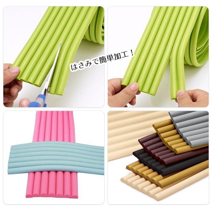 【同色２個セット】ケガ防止 衝撃吸収 コーナーガード クッション 2M ベビーガード 幅広 波型 キッズ ベビー セーフティーグッズ ベビーサークル ベビーゲート |  | 02