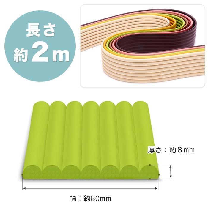 【同色２個セット】ケガ防止 衝撃吸収 コーナーガード クッション 2M ベビーガード 幅広 波型 キッズ ベビー セーフティーグッズ ベビーサークル ベビーゲート |  | 03