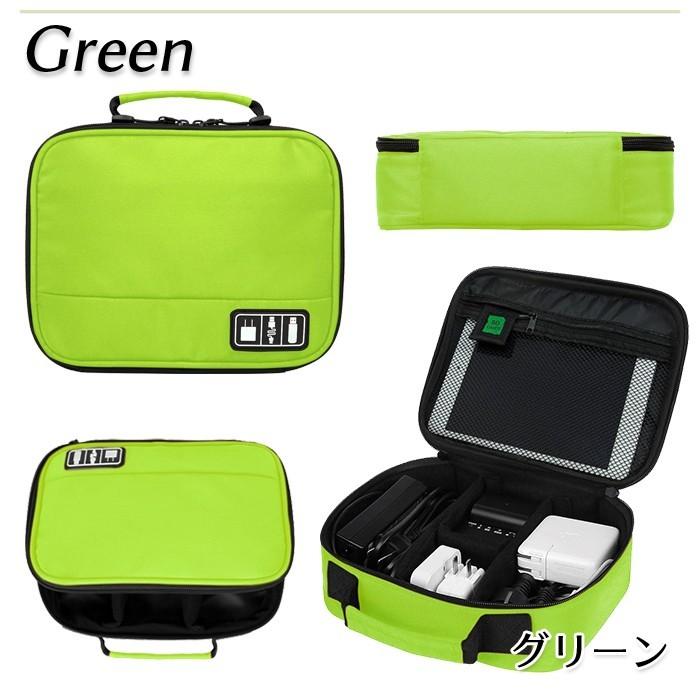 PC スマホ 小物 収納 ポーチ ケーブル バッグインバッグ 整理 モバイル アクセサリー インナーバッグ ケース ACアダプター USBメモリ iPad Mini 2 収納可 |  | 05