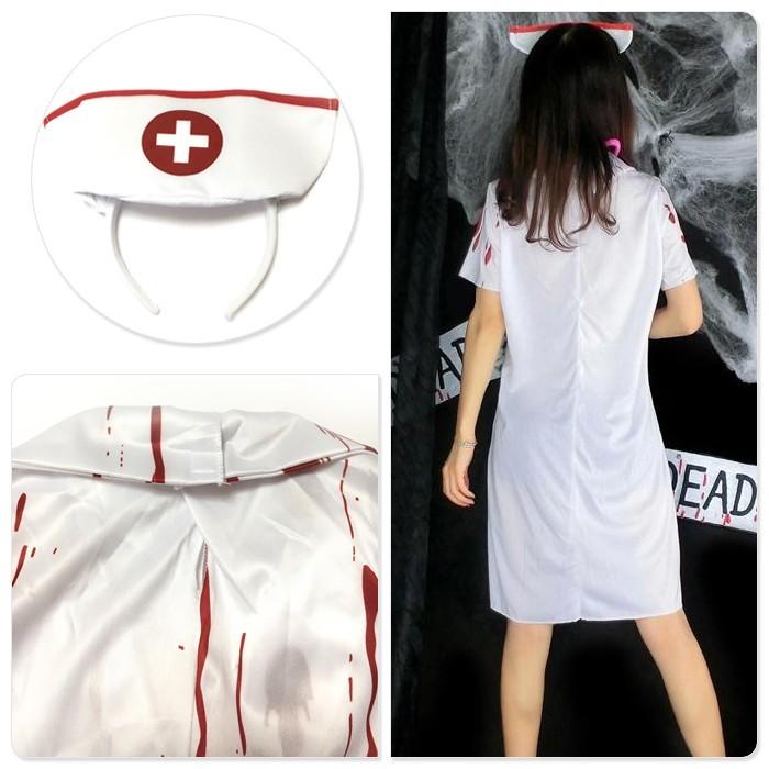 ハロウィン コスプレ ナース服 セクシー ハロウィン 衣装 女性 仮装 コスチューム レディース 看護婦 医者 女医 白衣 ミニワンピ エロかわいい ホラー ゾンビ |  | 02
