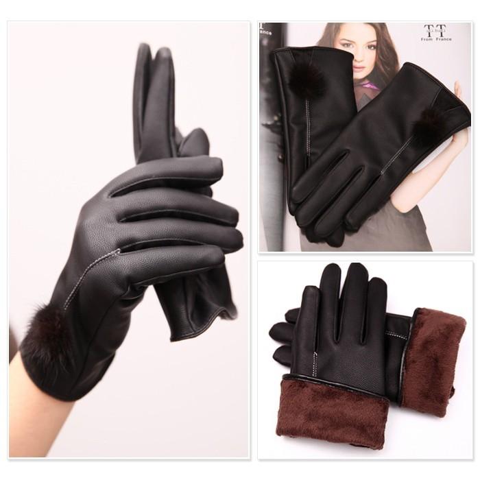 スマホ用 手袋 タッチグローブ スマホ手袋 スマホ対応 スマートフォン レディース 女性 ギフト 冬 グッズ プレゼント シンプル クリスマス PUレザー |  | 02