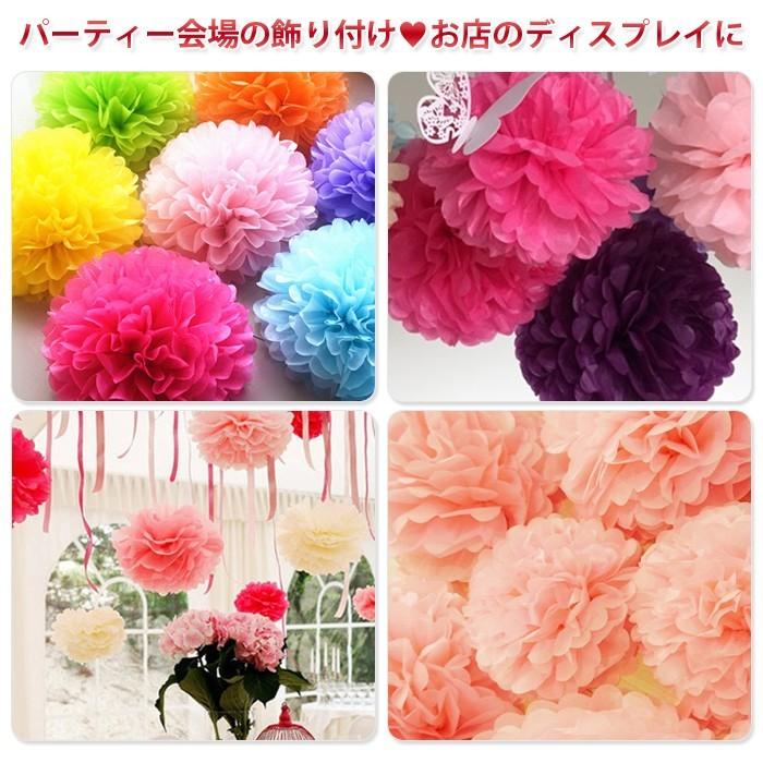 ペーパーフラワー キット 35cm 3個セット フラワーポンポン ガーランド パーティー 飾り付け イベント バースデー ウエディング 大きい ペーパー ポンポン |  | 01