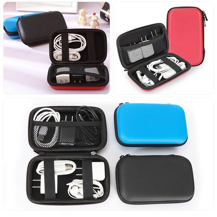 セミハード モバイルアクセサリー 収納 ガジェット マルチ ポーチ ケース 小物入れ 旅行 整理 ケーブル コード バッテリー 充電器 アクセサリーケース |  | 02