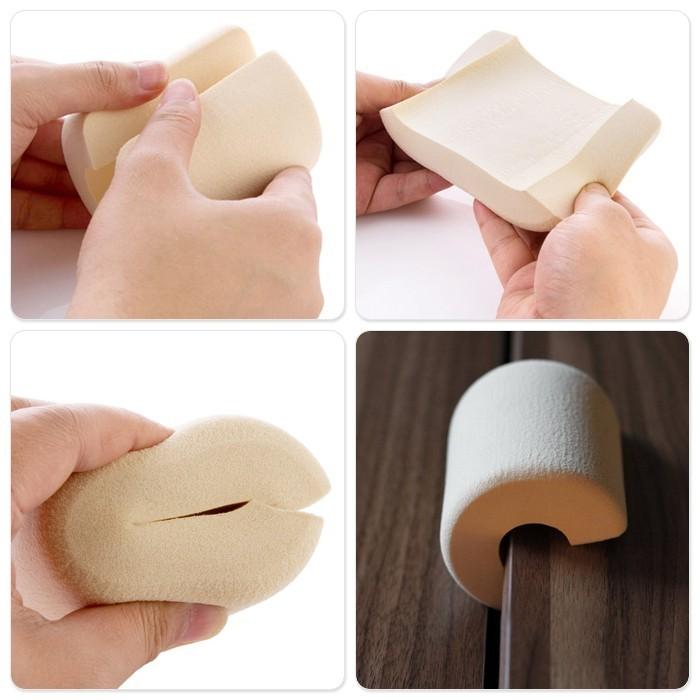 ドアストッパー ３個セット ドアクッション ドアストップ 換気 柔らかい シリコン 素材 便利 差し込み 玄関 室内 ベビー キッズ セイフティ |  | 02