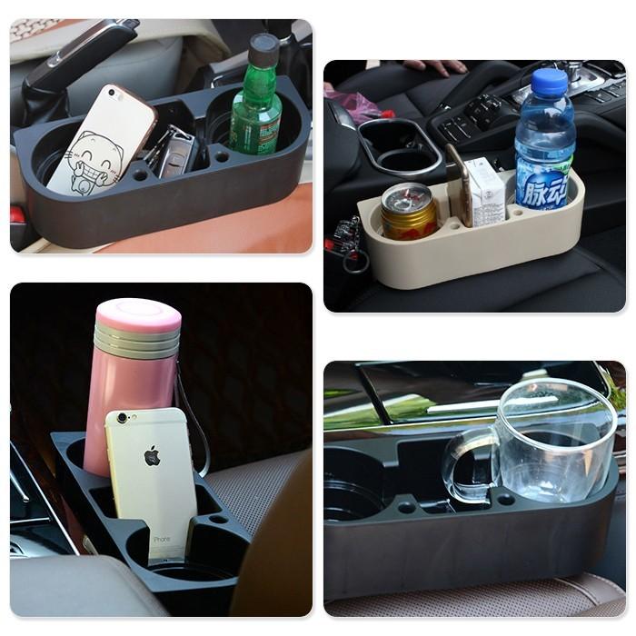 車 サイドトレイ 多機能 差し込みタイプ 車載用サイドトレイ ドリンクホルダー カップホルダー 小物入れ スマホ入れ 車 カーアクセサリー |  | 02